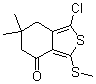 CAS#: 175202-90-1, 1-Chloro-6,7-Dihydro-6,6-Dimethyl-3-(Methylthio)-Benzo[c]Thiophen-4(5H)-One