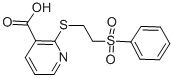 CAS#: 175203-21-1, 2-(2-Phenylsulfonylethylsulfanyl)Pyridine-3-Carboxylate