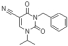 CAS#: 175203-47-1, 1,2,3,4-Tetrahydro-1-(1-Methylethyl)-2,4-Dioxo-3-(Phenylmethyl)-5-Pyrimidinecarbonitrile