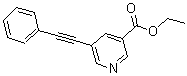 CAS 登录号：175203-65-3， 5-(2-苯基乙炔基)-3-吡啶羧酸乙酯