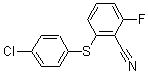 CAS 登录号：175204-12-3， 2-[(4-氯苯基)硫代]-6-氟-苯甲腈