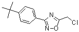 CAS#: 175204-40-7, 5-(Chloromethyl)-3-[4-(1,1-Dimethylethyl)Phenyl]-1,2,4-Oxadiazole