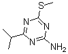 CAS 登录号：175204-55-4， 4-(1-甲基乙基)-6-(甲硫基)-1,3,5-三嗪-2-胺