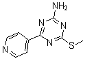 CAS 登录号：175204-63-4， 4-(甲硫基)-6-(4-吡啶基)-1,3,5-三嗪-2-胺