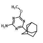 CAS 登录号：175204-71-4， 4-(金刚烷-1-基)-6-甲氧基-1,3,5-三嗪-2-胺