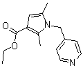 CAS 登录号：175276-53-6， 2,5-二甲基-1-(4-吡啶基甲基)-1H-吡咯-3-羧酸乙酯
