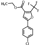 CAS#: 175276-59-2, Ethyl 5-(4-Chlorophenyl)-2-(Trifluoromethyl)-3-Furoate
