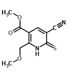 CAS#: 175277-22-2, Methyl 5-Cyano-2-(Methoxymethyl)-6-Sulfanylnicotinate