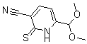 CAS 登录号：175277-23-3， 6-(二甲氧基甲基)-1,2-二氢-2-硫代-3-吡啶甲腈