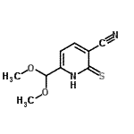 CAS 登录号：175277-24-4， 6-(二甲氧基甲基)-2-硫代-1,2-二氢-3-吡啶甲腈