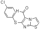 CAS 登录号：175277-53-9， 6-[(4-氯苯基)硫代]-咪唑并[2,1-b]噻唑-5-甲醛