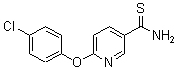 CAS 登录号：175277-58-4， 6-(4-氯苯氧基)-3-吡啶硫代甲酰胺