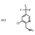 CAS 登录号：175277-73-3， 1-[3-氯-5-(三氟甲基)-2-吡啶基]甲胺盐酸盐(1:1)