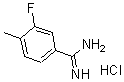 CAS # 175277-88-0, 3-Fluoro-4-Methyl-Benzenecarboximidamide Hydrochloride (1:1)