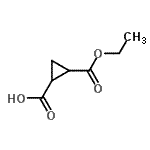 CAS 登录号：175415-95-9， 2-(乙氧羰基)环丙烷羧酸