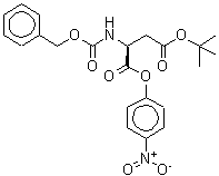CAS 登录号：17543-17-8， 4-(2-甲基-2-丙基)1-(4-硝基苯基)N-[(苄氧基)羰基]-L-天冬氨酸