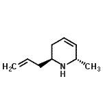 CAS 登录号：175478-18-9， (2S,6S)-2-烯丙基-6-甲基-1,2,3,6-四氢吡啶
