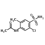 CAS#: 17560-53-1, N-(5-Chloro-2-Methyl-4-Sulfamoylphenyl)Acetamide