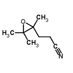 CAS 登录号：175655-77-3， 3-(2,3,3-三甲基-2-环氧乙烷基)丙腈