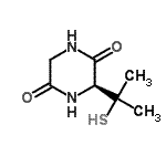 CAS#: 175694-44-7, (3S)-3-(2-Sulfanyl-2-Propanyl)-2,5-Piperazinedione