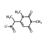 CAS 登录号：175795-35-4， 1,3-二甲基-6-(1-硝基乙基)-2,4(1H,3H)-嘧啶二酮