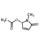 CAS 登录号：175796-23-3， (2S)-1-甲基-5-氧代-2,5-二氢-1H-吡咯-2-基乙酸酯