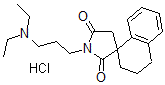 CAS#: 17592-97-1, N-(gamma-Diethylaminopropyl)-1,2,3,4-tetrahydronaphthalene-1-spirosuccinimide hydrochloride