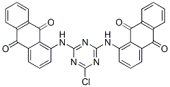 CAS#: 17612-57-6, 1,1'-[(6-Chloro-1,3,5-Triazine-2,4-Diyl)Diimino]Bisanthraquinone