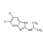 CAS#: 176161-55-0, 5,6-Dichloro-N-Isopropyl-1H-Benzimidazol-2-Amine