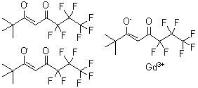 CAS 登录号：17631-67-3， 三[(3Z)-6,6,7,7,8,8,8-七氟-2,2-二甲基-5-氧代-3-辛烯-3-醇]钆