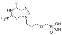 CAS#: 176434-89-2, [4-(2-Amino-6-Oxo-3H-Purin-9-Yl)-2-Methylidenebutoxy]Methylphosphonic Acid
