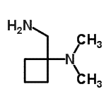 CAS 登录号：176445-78-6， 1-(氨基甲基)-N,N-二甲基环丁胺