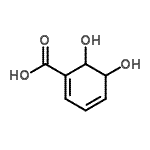 CAS#: 176487-06-2, 5,6-Dihydroxy-1,3-Cyclohexadiene-1-Carboxylic Acid