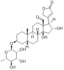 CAS 登录号：17651-61-5， 福寿草毒甙