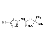 CAS#: 176658-54-1, 2-Methyl-2-Propanyl (5-Sulfanyl-1,3-Thiazol-2-Yl)Carbamate