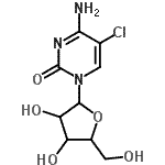 CAS#: 17676-65-2, 4-Amino-5-Chloro-1-Pentofuranosyl-2(1H)-Pyrimidinone