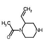 CAS 登录号：176851-74-4， 1-(2-乙烯基-1-哌嗪基)乙酮