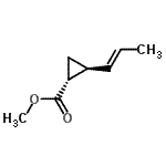 CAS 登录号：176852-12-3， 甲基(1R,2S)-2-[(1E)-1-丙烯-1-基]环丙烷羧酸酯