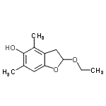 CAS 登录号：176910-23-9， 2-乙氧基-4,6-二甲基-2,3-二氢-1-苯并呋喃-5-醇