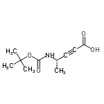 CAS 登录号：176962-21-3， (4S)-4-({[(2-甲基-2-丙基)氧基]羰基}氨基)-2-戊炔酸
