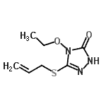CAS#: 177175-53-0, 5-(Allylsulfanyl)-4-Ethoxy-2,4-Dihydro-3H-1,2,4-Triazol-3-One
