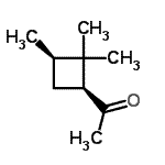 CAS 登录号：177316-73-3， 1-[(1S,3R)-2,2,3-三甲基环丁基]乙酮