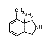 CAS#: 177337-04-1, 4-Methyl-1,2,3,7a-tetrahydro-3aH-isoindol-3a-amine