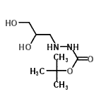 CAS#: 177350-64-0, 2-Methyl-2-Propanyl 2-(2,3-Dihydroxypropyl)Hydrazinecarboxylate