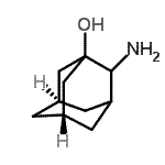 CAS 登录号：17744-02-4， (5R,7S)-2-氨基-1-金刚烷醇