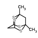 CAS 登录号：17749-57-4， 1,5-二甲基-2,4,6,8-四硫杂三环[3.3.1.1<sup>3,7</sup>]癸烷
