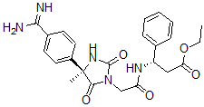 CAS#: 177563-40-5, Ethyl (3S)-3-[[2-[(4S)-4-(4-Carbamimidoylphenyl)-4-Methyl-2,5-Dioxoimidazolidin-1-Yl]Acetyl]Amino]-3-Phenylpropanoate