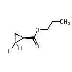 CAS 登录号：177564-59-9， 丙基(1S,2S)-2-氟环丙烷羧酸酯