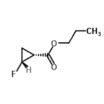 CAS 登录号：177564-61-3， 丙基(1R,2R)-2-氟环丙烷羧酸酯