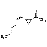 CAS 登录号：177853-64-4， 1-{(1R,2R)-2-[(1Z)-1-己烯-1-基]环丙基}乙酮